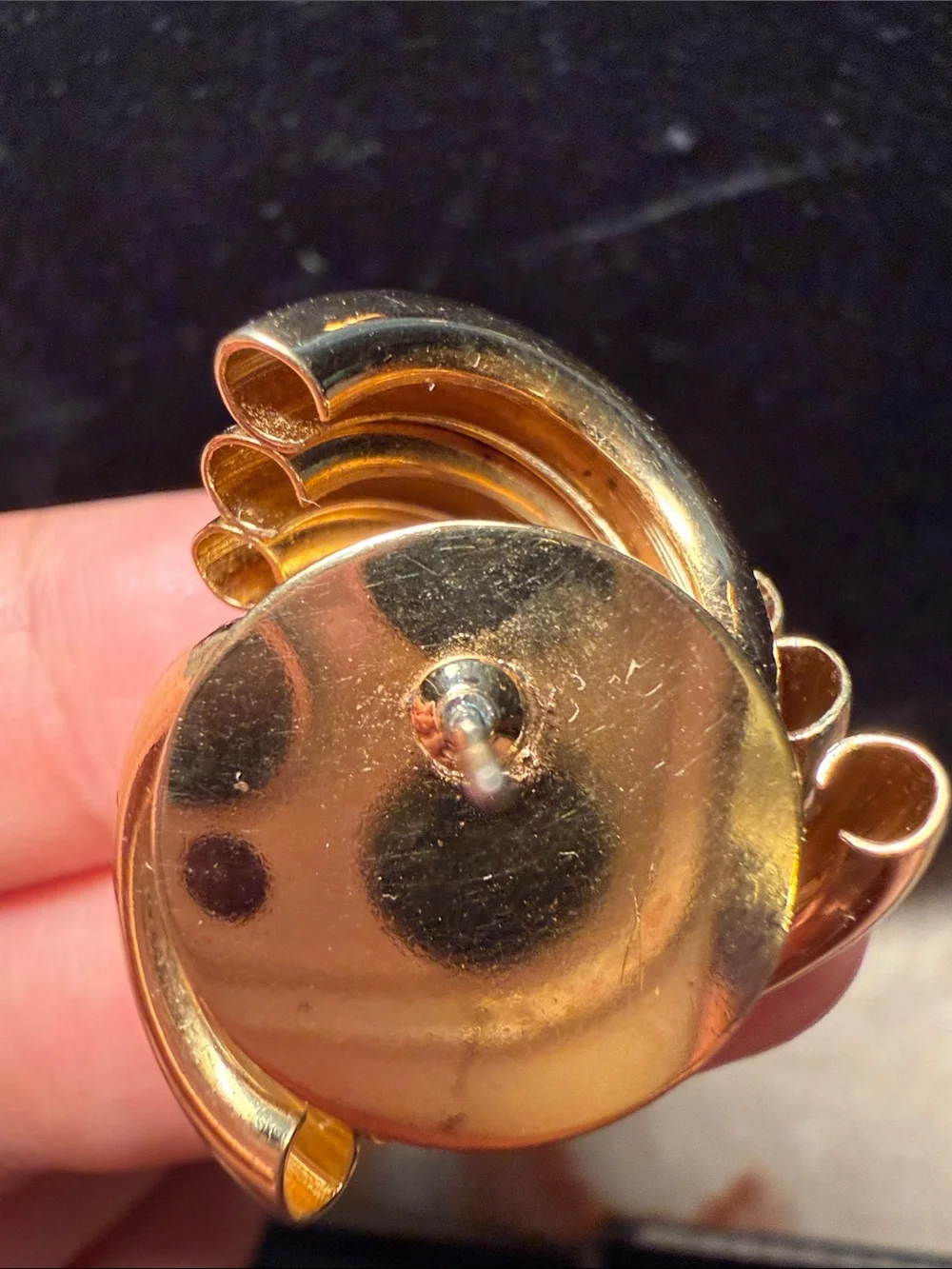 Classic Gold Knot Clip-On Earrings for Women LIKE NEW
